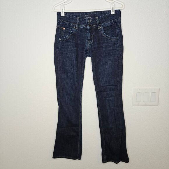 Hudson Straight Fit Womens Dark Wash Low Rise Jeans, Size 26 - Picture 1 of 10